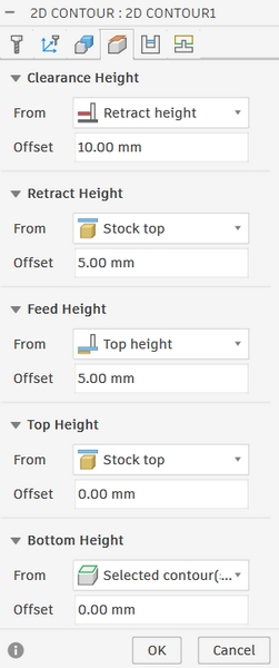 Heights Tab